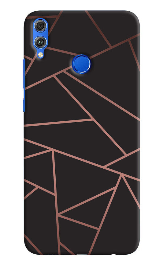 Geometric Pattern Honor 8X Hard Case Back Cover by Casekaro
