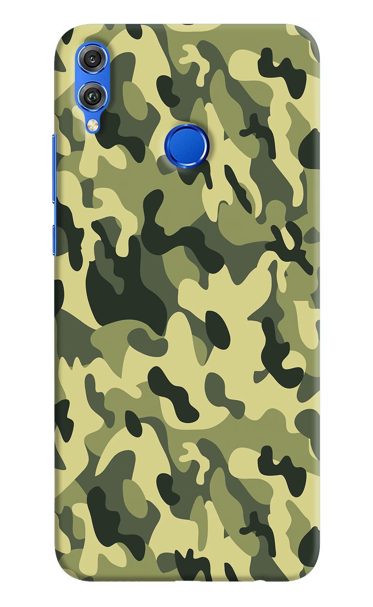 Camouflage Honor 8X Hard Case Back Cover by Casekaro