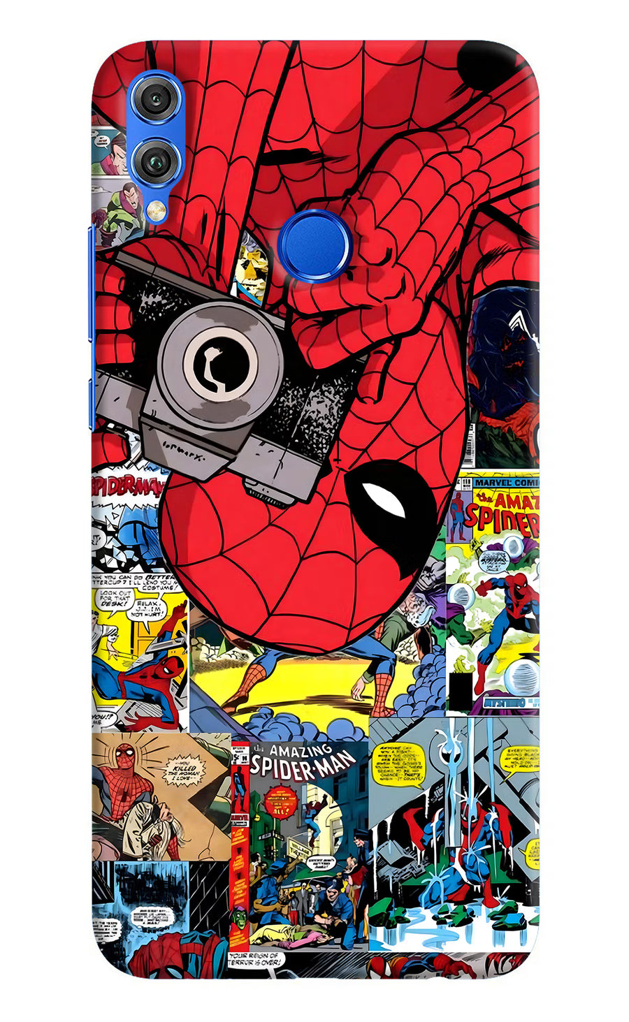 Spider Man Honor 8X Back Cover, Hard case