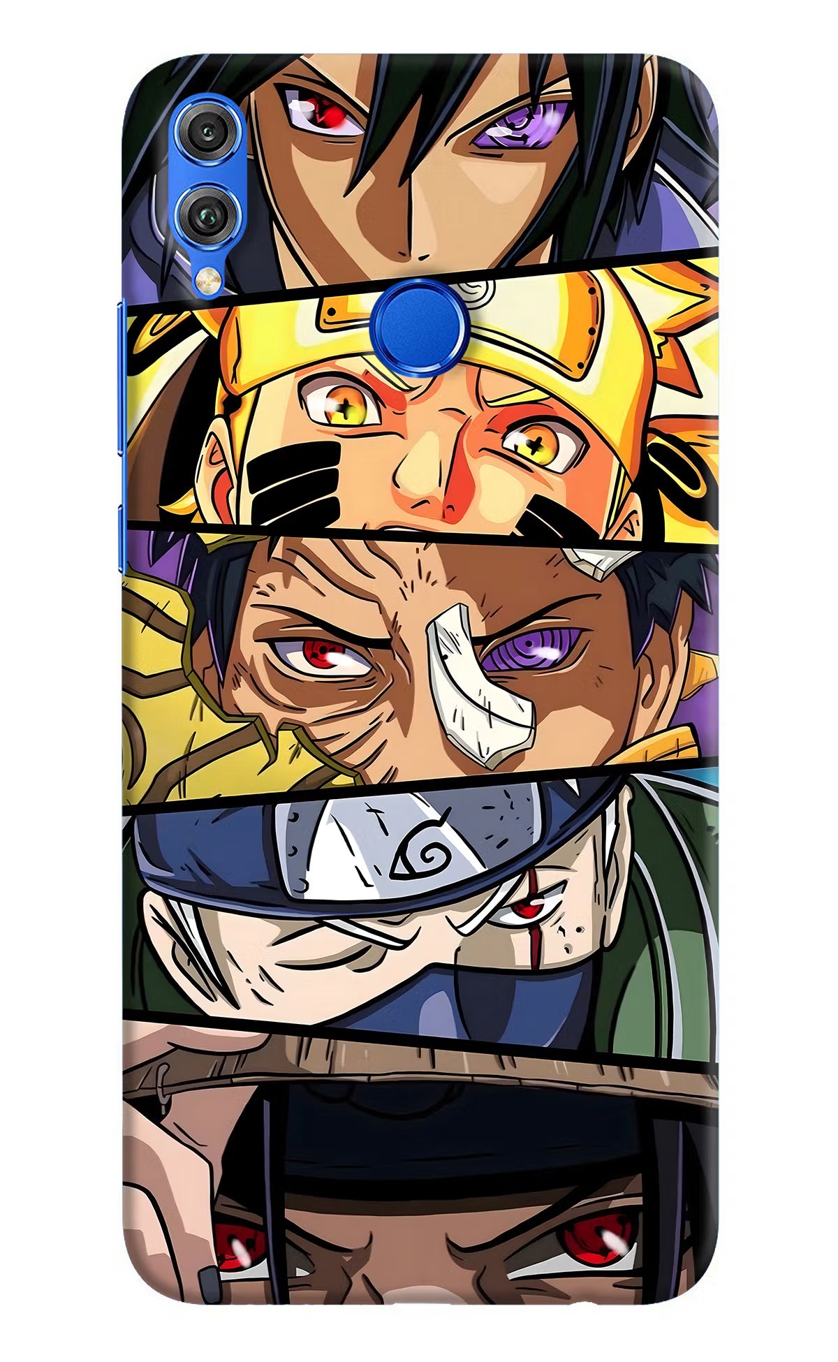 Naruto Character Honor 8X Hard Case Back Cover by Casekaro