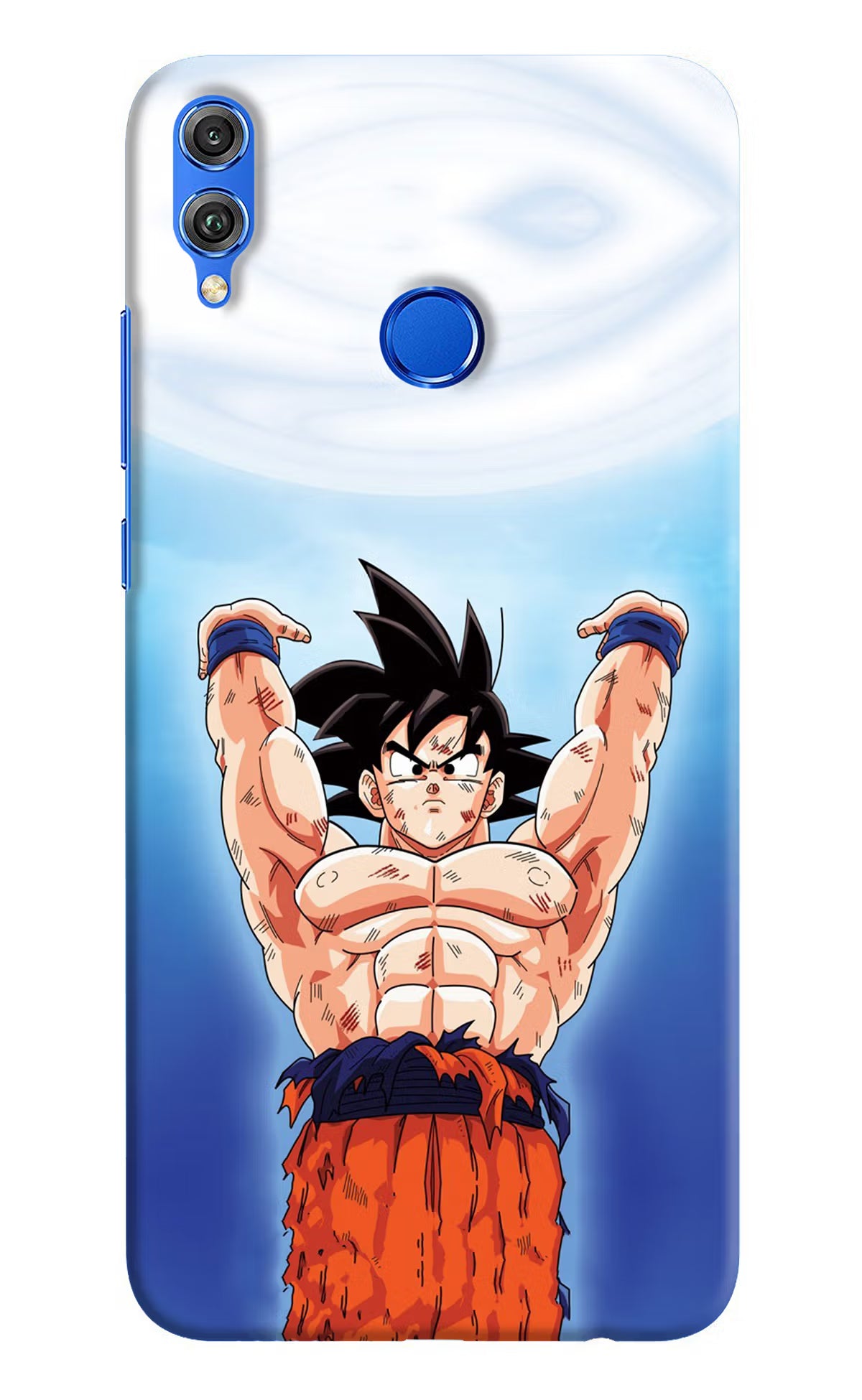 Goku Power Honor 8X Hard Case Back Cover by Casekaro