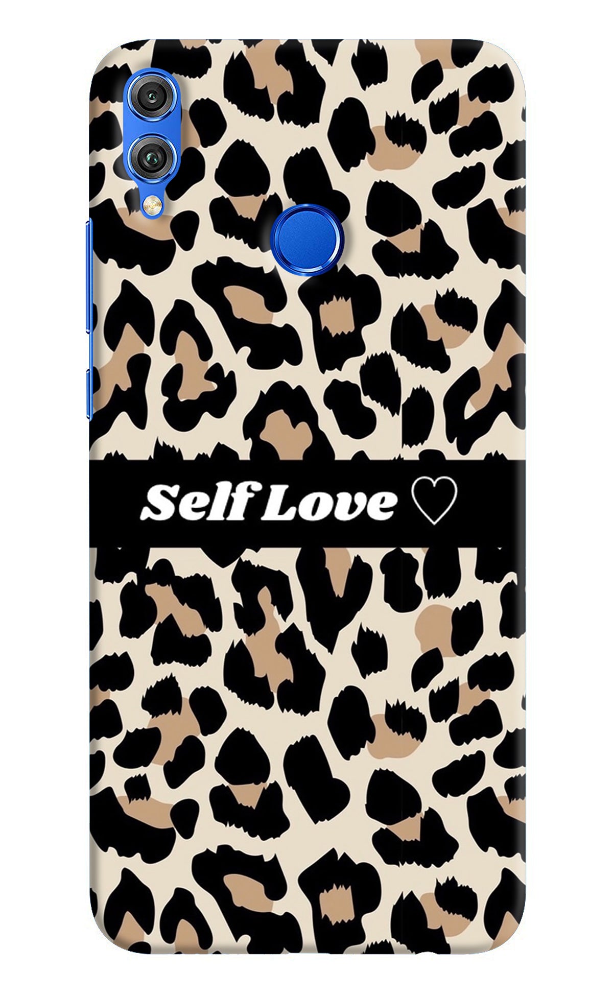 Leopard Print Self Love Honor 8X Back Cover