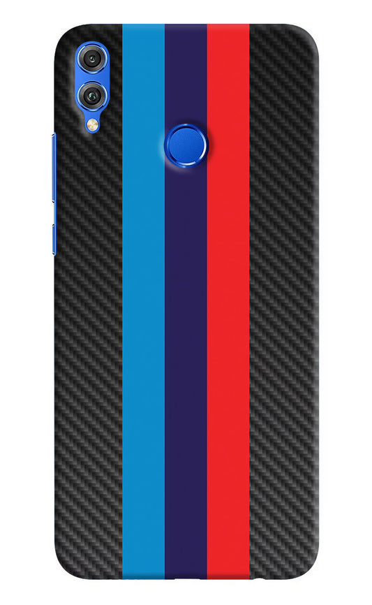 BMW Stripes Pattern Honor 8X Hard Case Back Cover by Casekaro