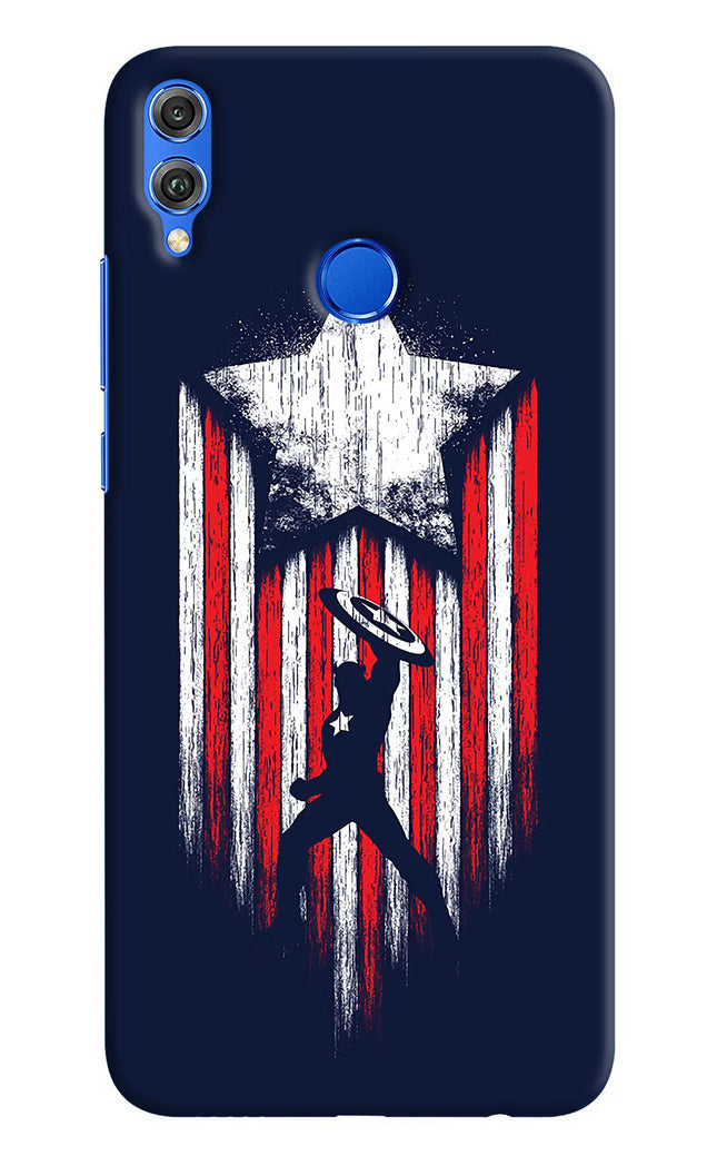 Captain America Marvel Art Honor 8X Hard Case Back Cover by Casekaro