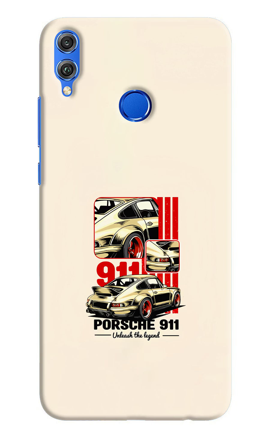 Classic Porsche 911 Honor 8X Back Cover, Hard case