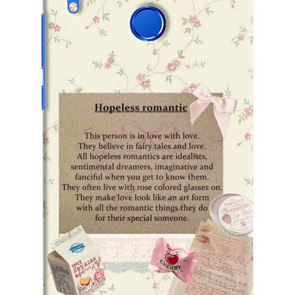 Hopeless Romantic Honor 8X Hard Case Back Cover by Casekaro