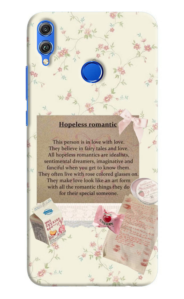 Hopeless Romantic Honor 8X Hard Case Back Cover by Casekaro