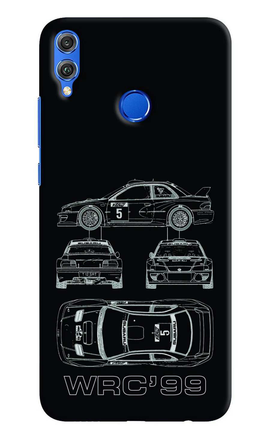 WRC'99 Honor 8X Back Cover, Hard case