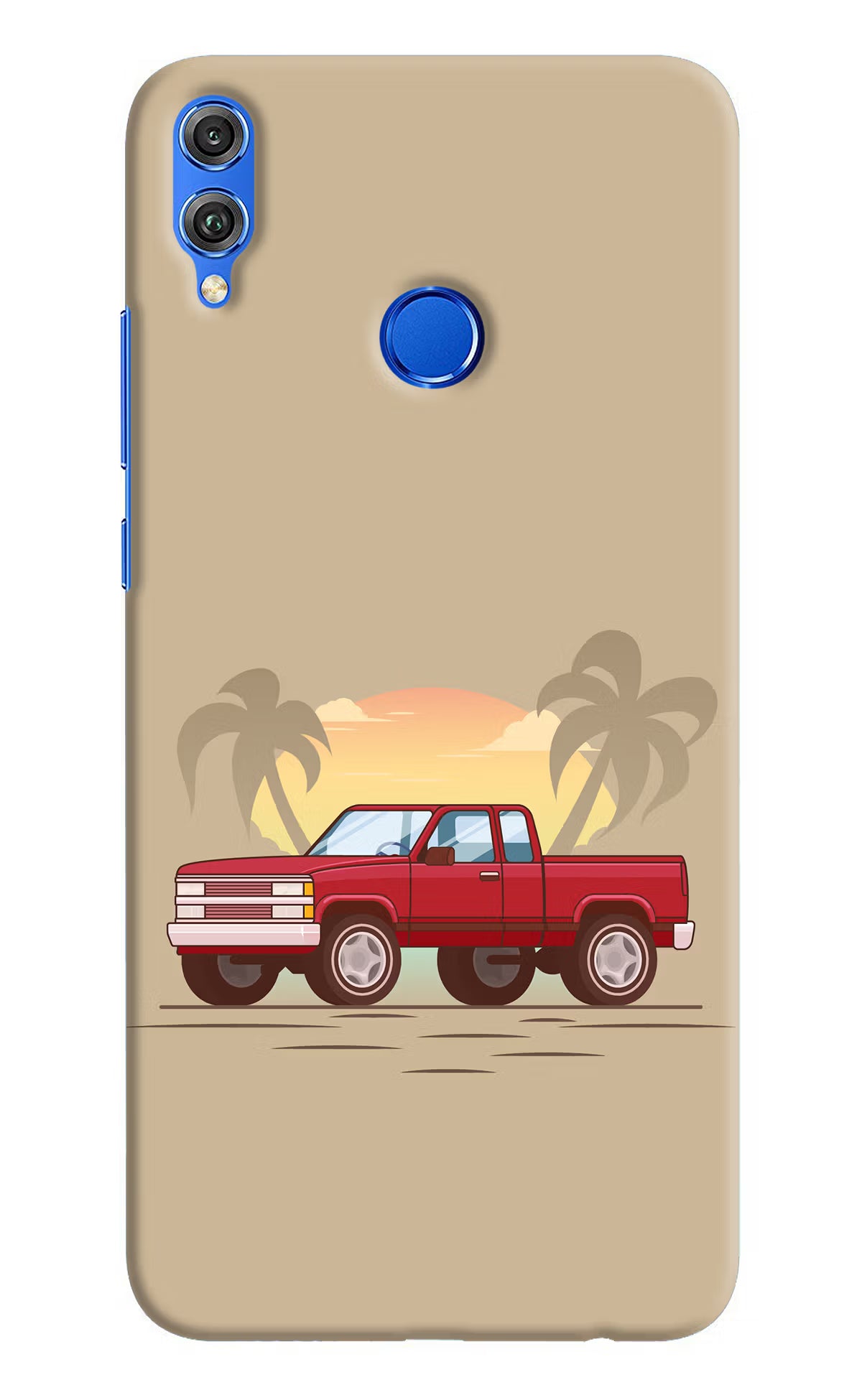 Desert Classic Drive Honor 8X Hard Case Back Cover by Casekaro