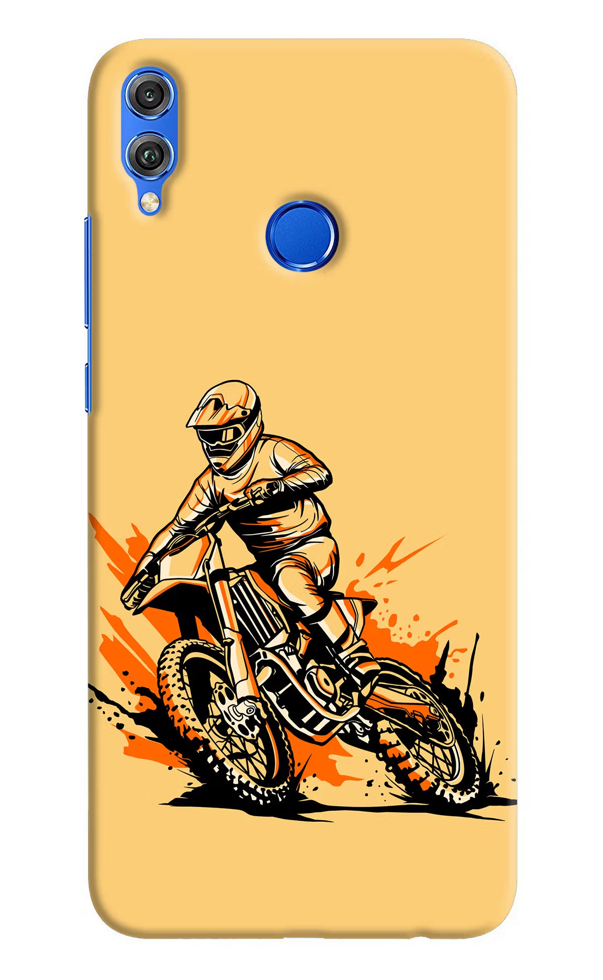 Off-Road Fury Honor 8X Hard Case Back Cover by Casekaro