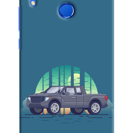 Retro Garage Vibe Honor 8X Hard Case Back Cover by Casekaro