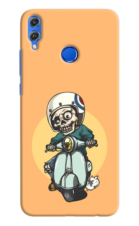 Undead Biker Honor 8X Hard Case Back Cover by Casekaro
