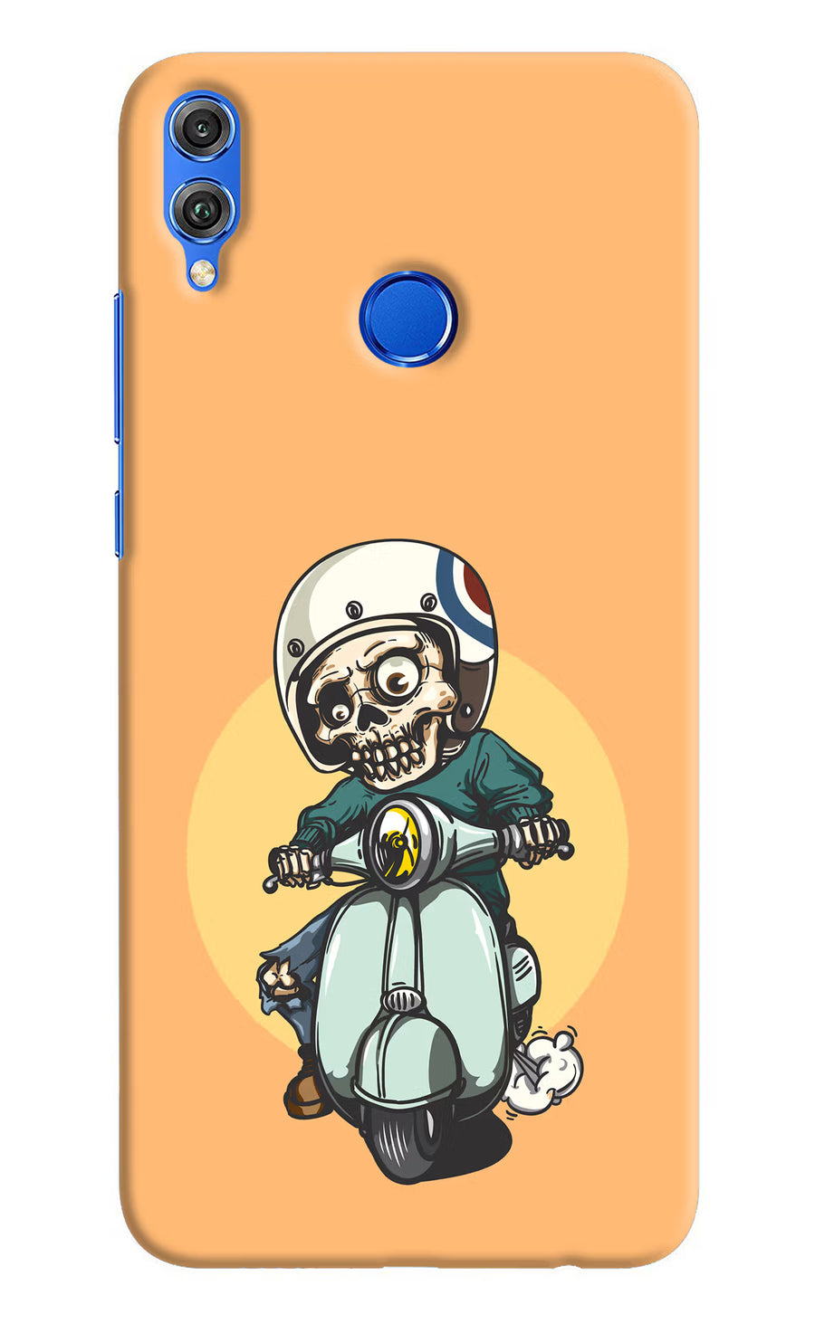 Undead Biker Honor 8X Back Cover, Hard case