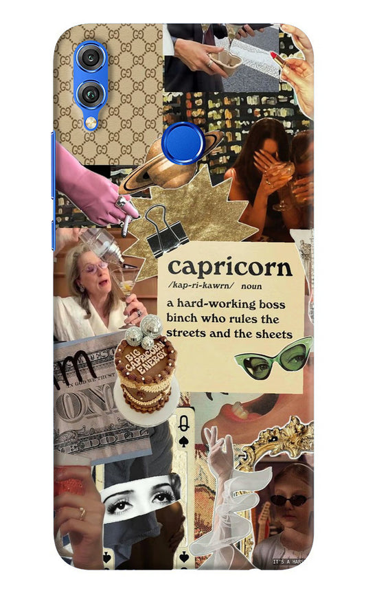 Capricorn Zodiac Honor 8X Hard Case Back Cover by Casekaro