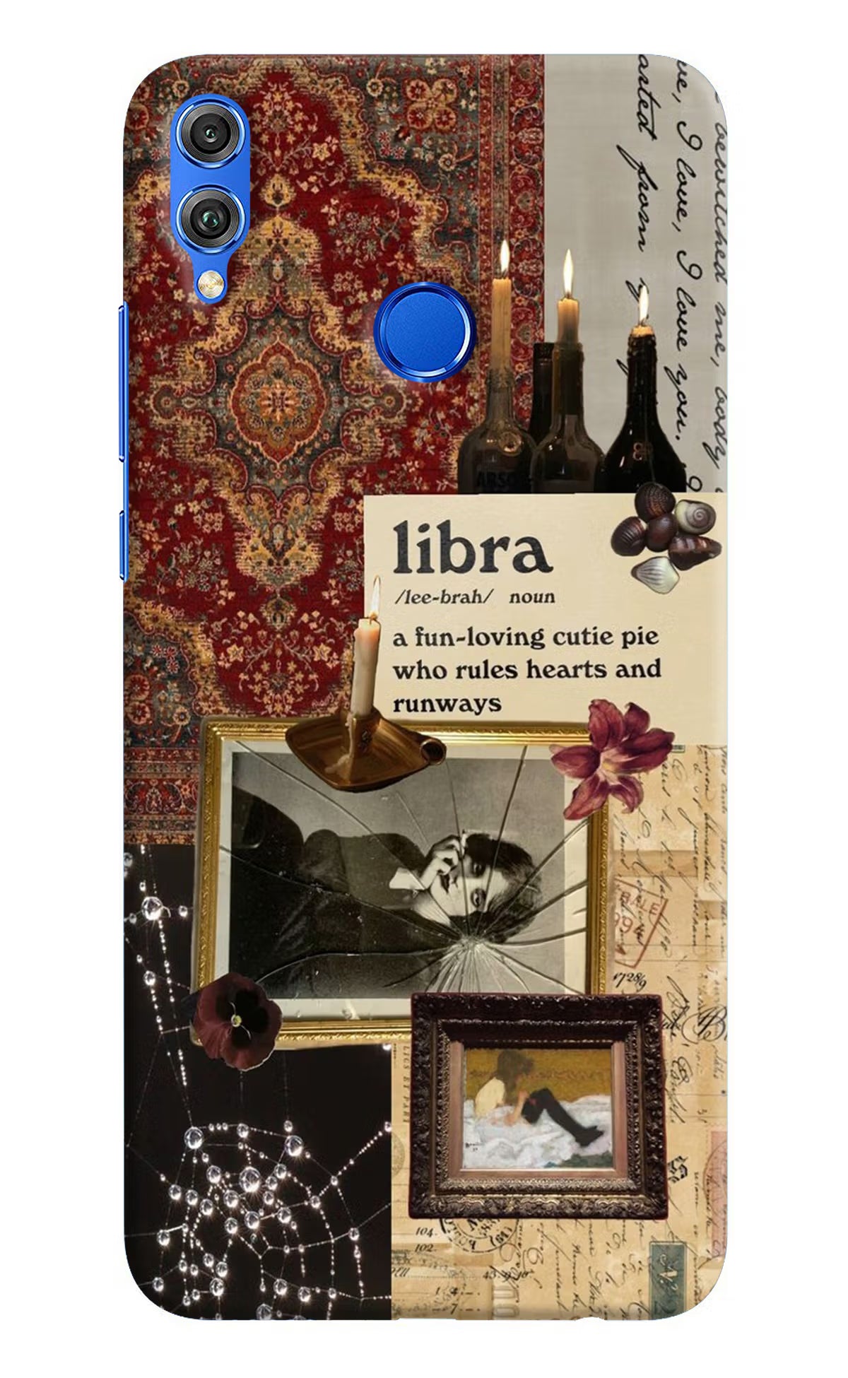 Libra Zodiac Honor 8X Hard Case Back Cover by Casekaro