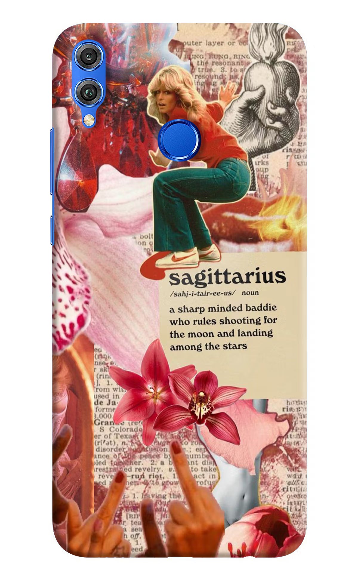 Sagittarius Zodiac Honor 8X Hard Case Back Cover by Casekaro