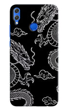Twin Dragons Honor 8X Hard Case Back Cover by Casekaro