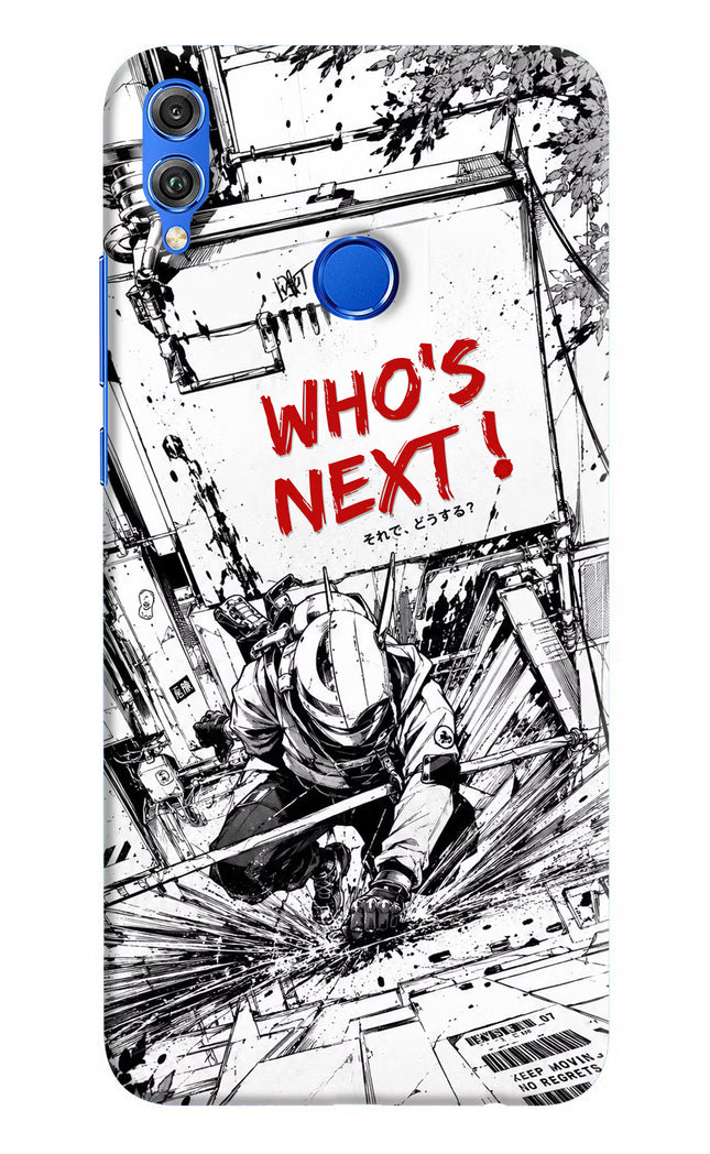 Who's Next Honor 8X Hard Case Back Cover by Casekaro