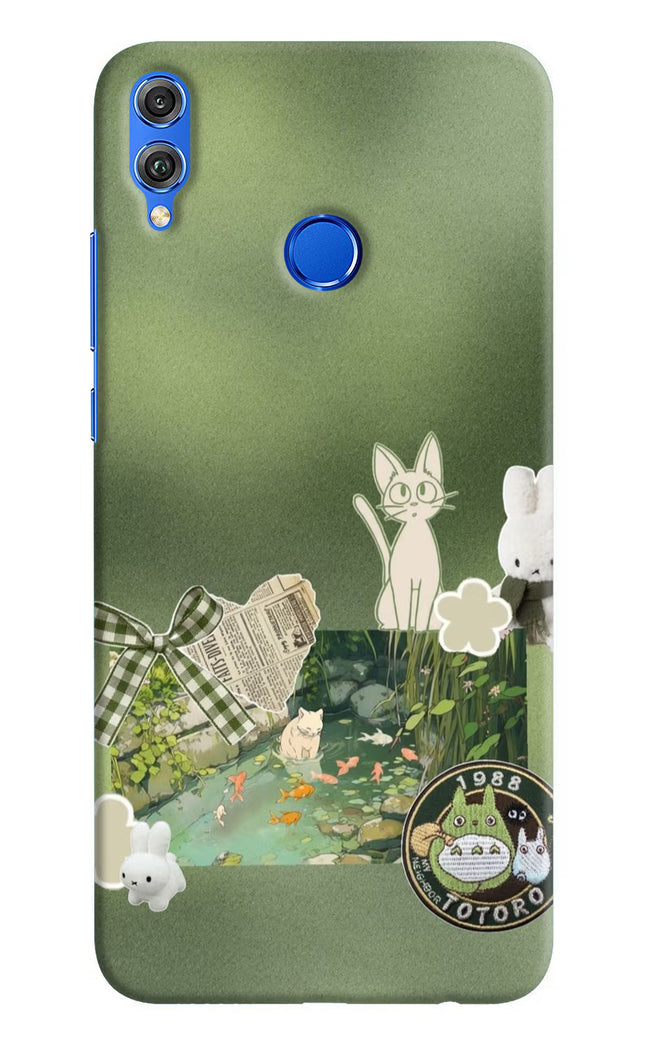 Aesthetic anime Honor 8X Hard Case Back Cover by Casekaro