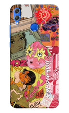 Funkover Honor 8X Hard Case Back Cover by Casekaro