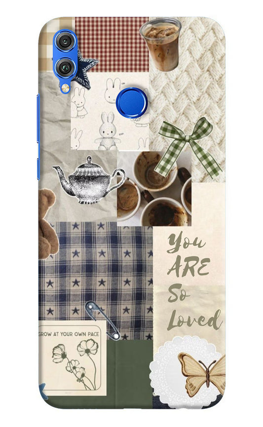 Cookie Honor 8X Back Cover