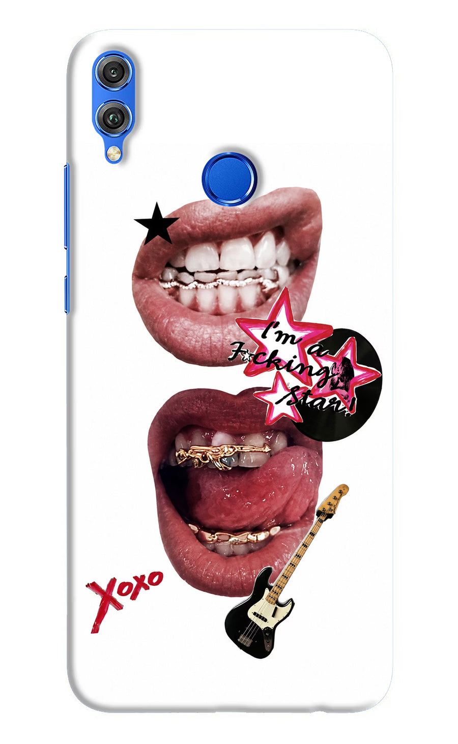 Rockstar Honor 8X Back Cover, Hard case