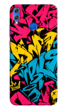 Graffiti Vibe Honor 8X Hard Case Back Cover by Casekaro