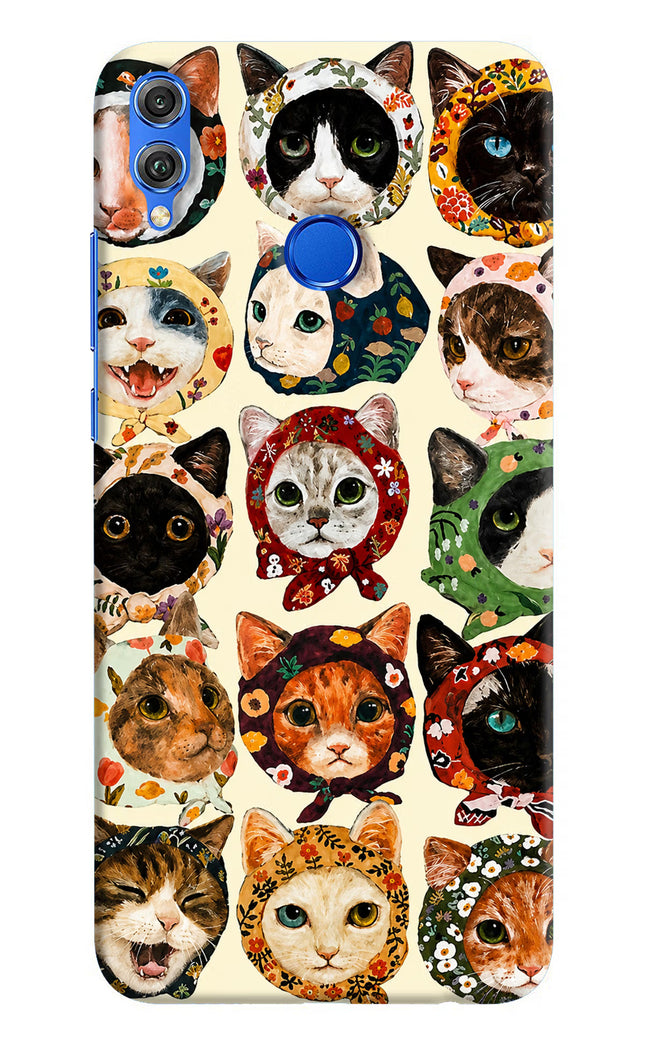 Cool Cat Honor 8X Hard Case Back Cover by Casekaro