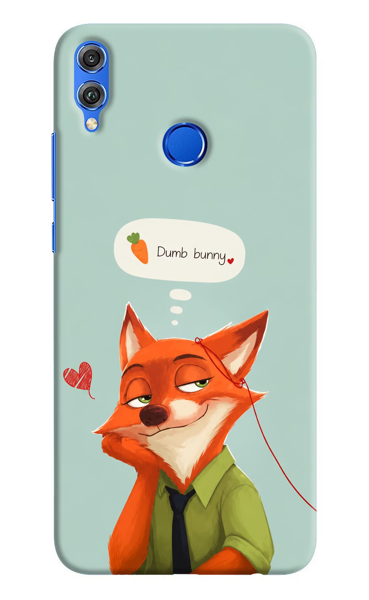 Nick Charm Honor 8X Back Cover
