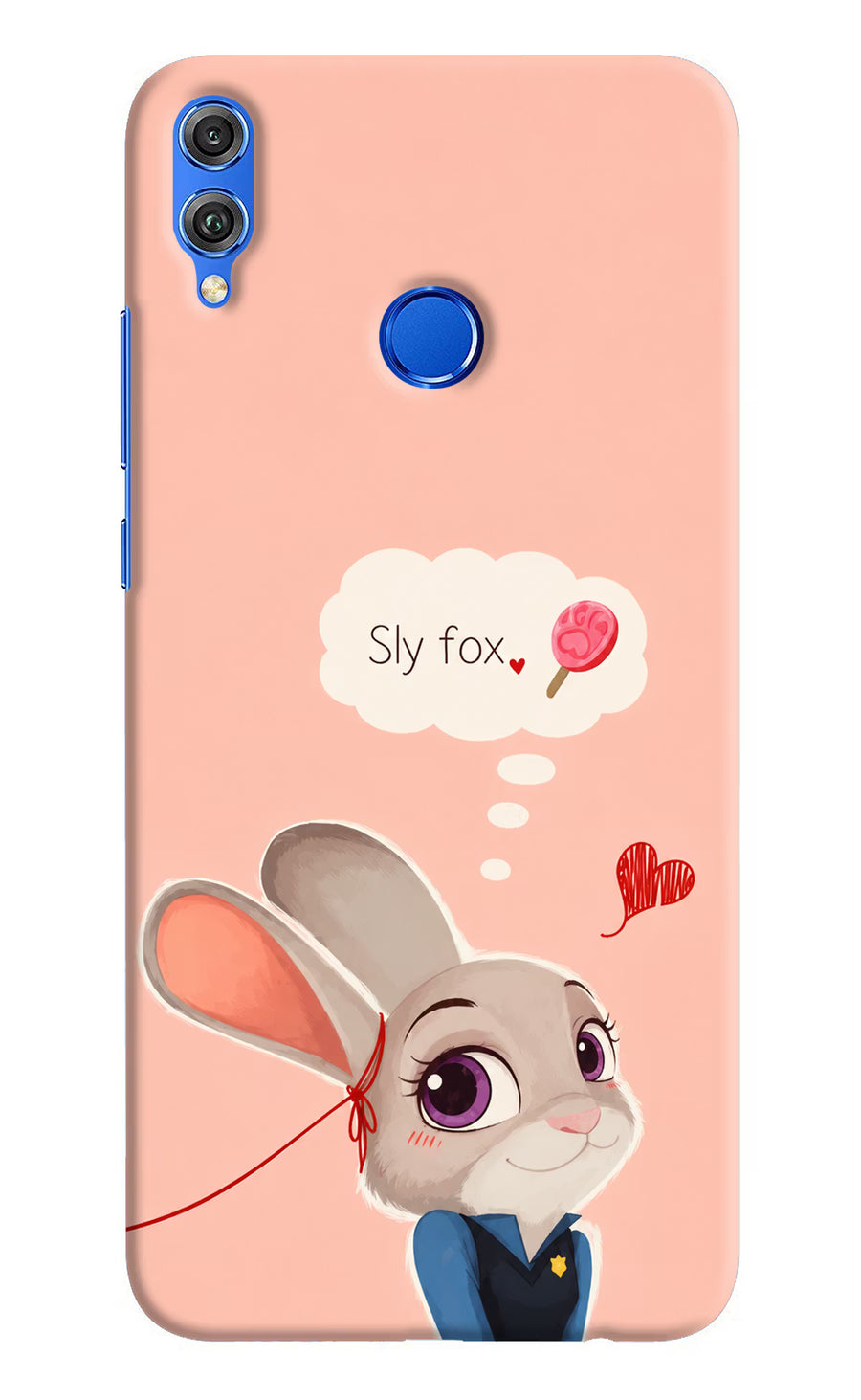 Judy Charm Honor 8X Back Cover, Hard case