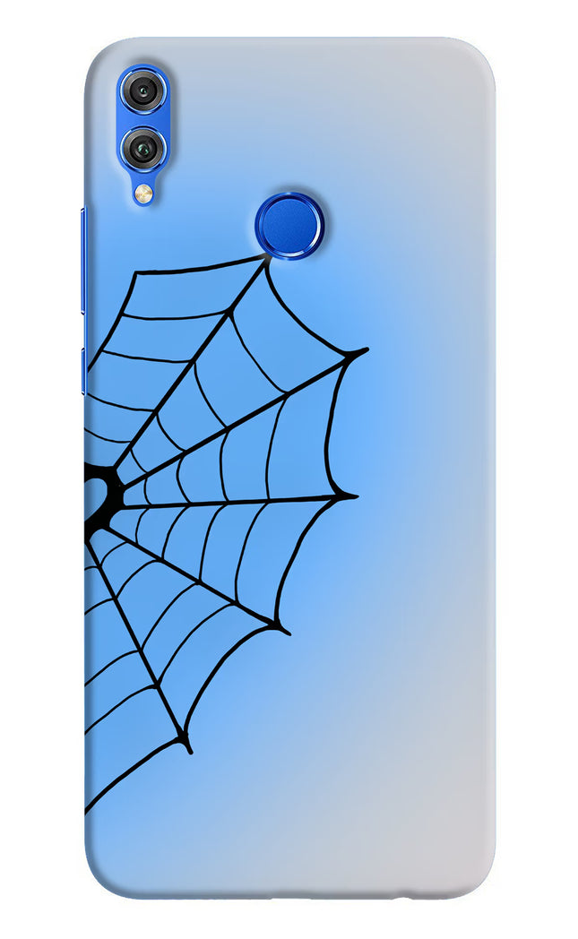 Blue Web Honor 8X Hard Case Back Cover by Casekaro