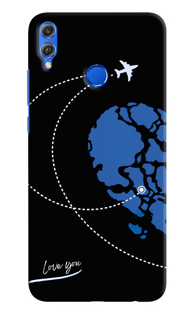 Love Orbit Honor 8X Hard Case Back Cover by Casekaro