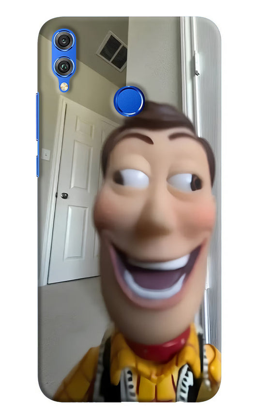Side Eye Woody Honor 8X Hard Case Back Cover by Casekaro