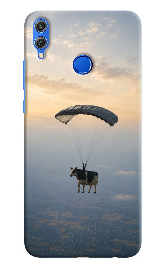 Skydiving Cow Honor 8X Hard Case Back Cover by Casekaro