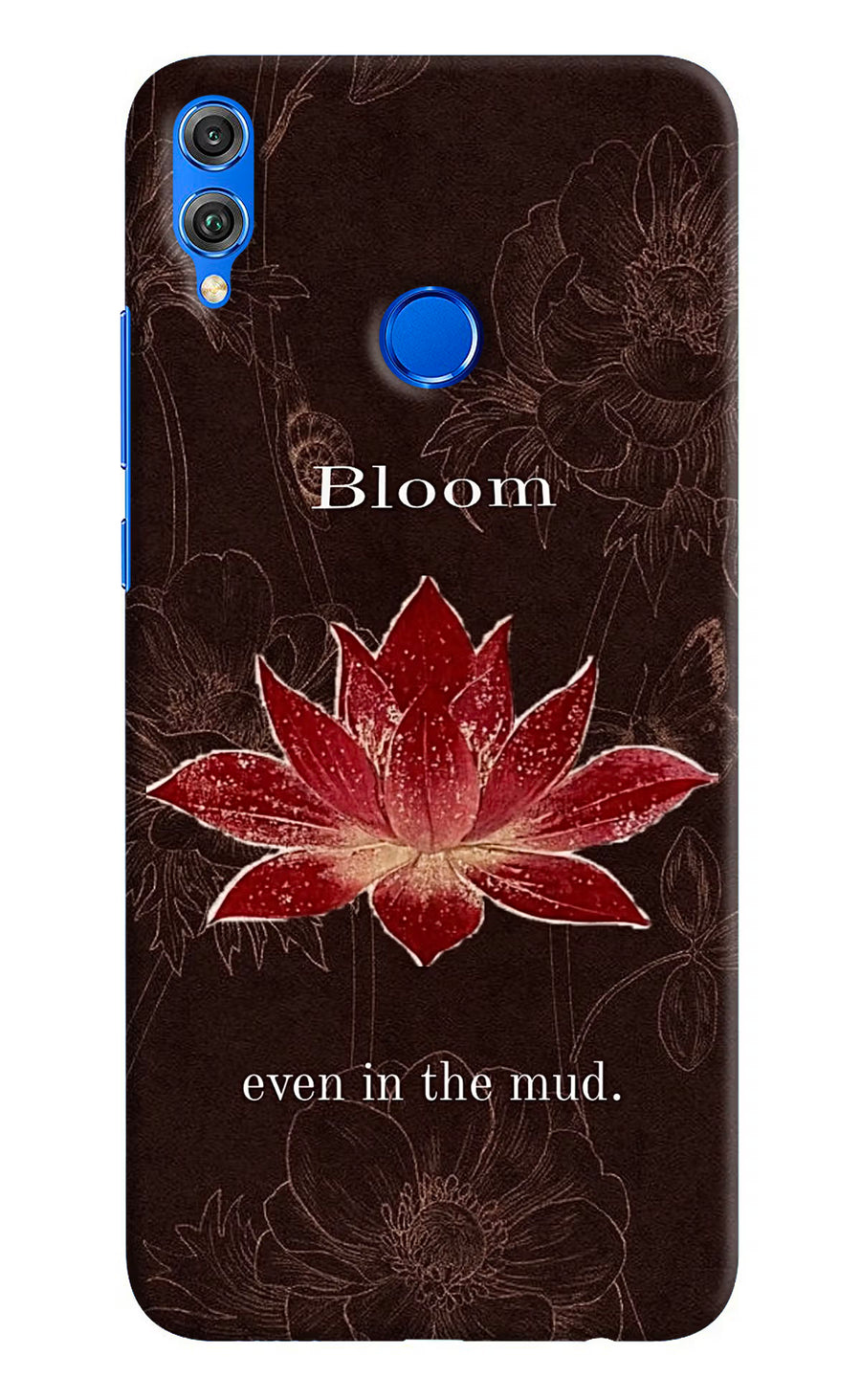 Bloom Honor 8X Back Cover, Hard case