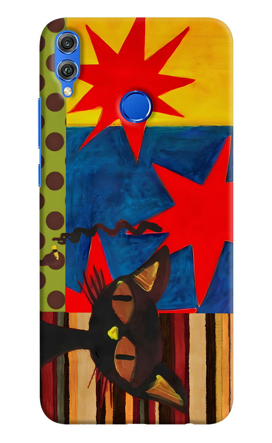 Pop Cat Honor 8X Back Cover, Hard case