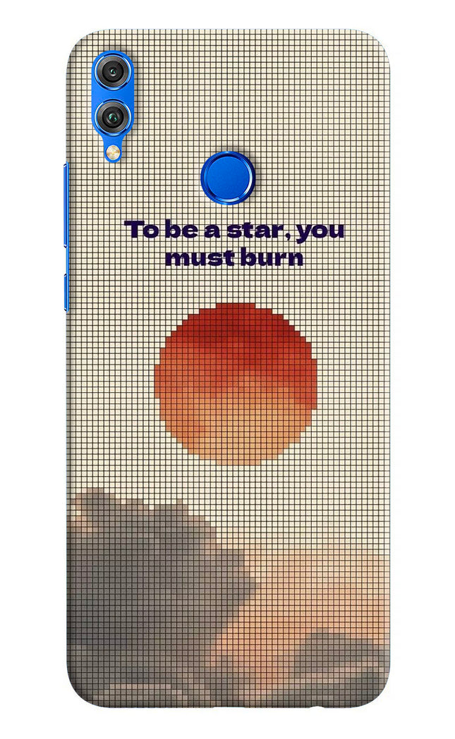 Pixel Sun Honor 8X Hard Case Back Cover by Casekaro
