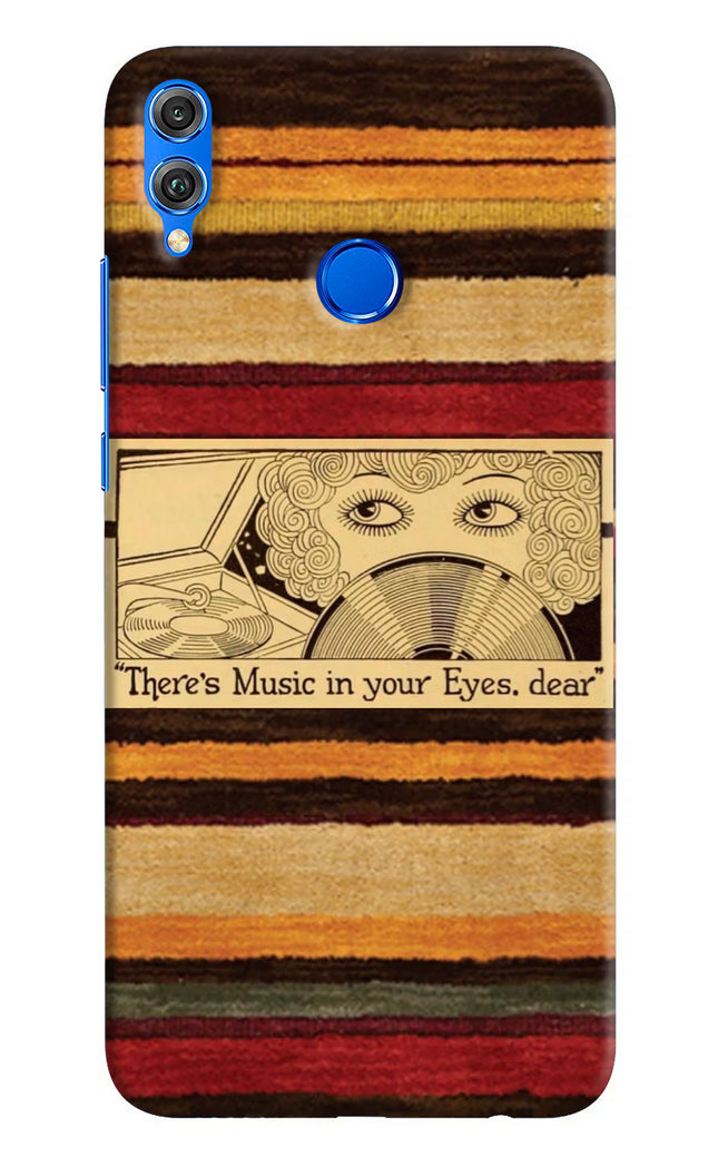 Vinyl Stripes Honor 8X Hard Case Back Cover by Casekaro