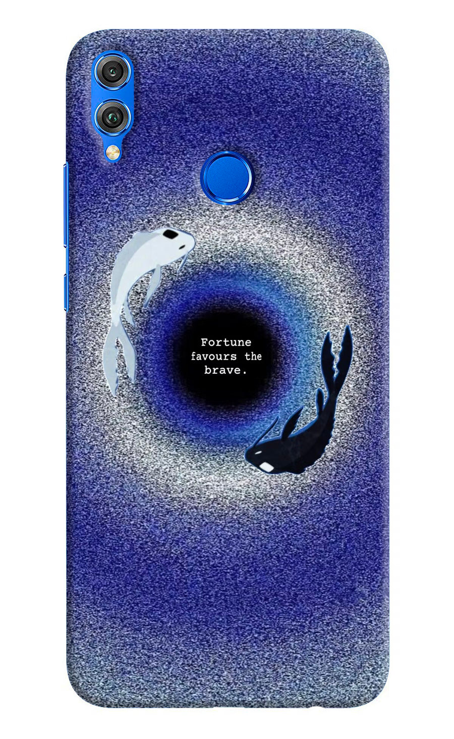 Dark Koi Honor 8X Back Cover, Hard case