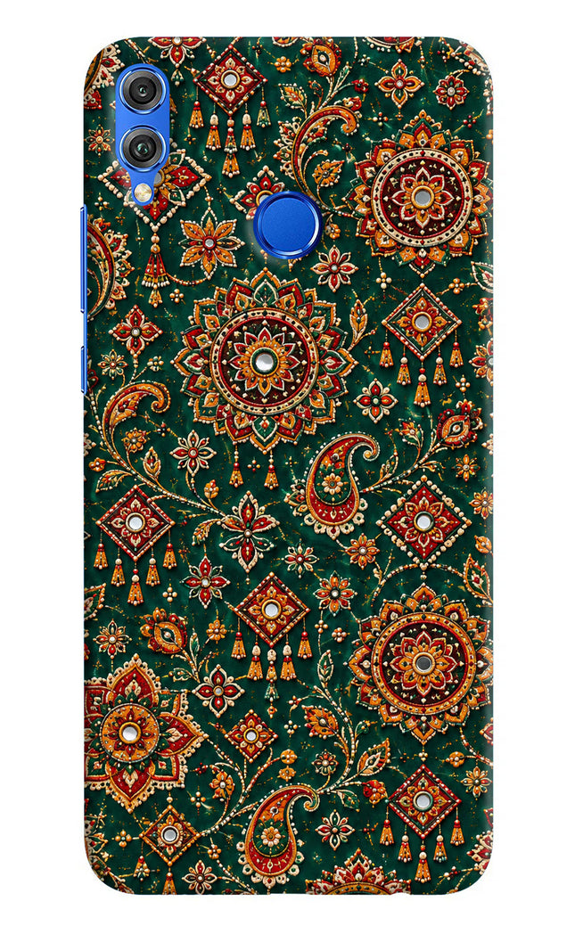 Green Pataka Honor 8X Hard Case Back Cover by Casekaro