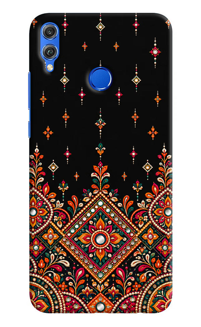 Noir Mehfil Honor 8X Hard Case Back Cover by Casekaro