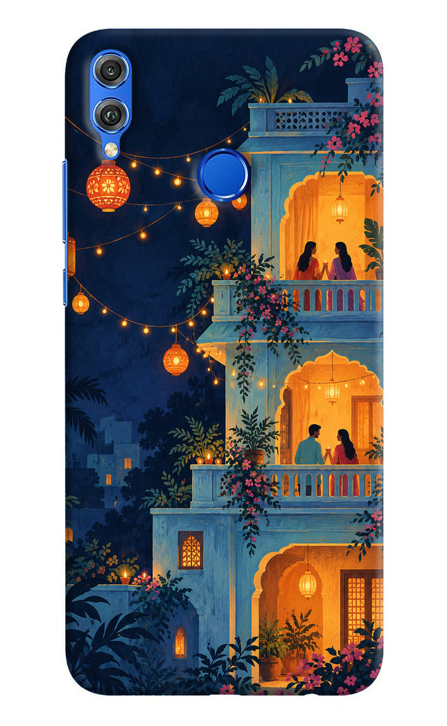 Balcony Glow Honor 8X Hard Case Back Cover by Casekaro
