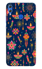 Festive Pop Honor 8X Hard Case Back Cover by Casekaro