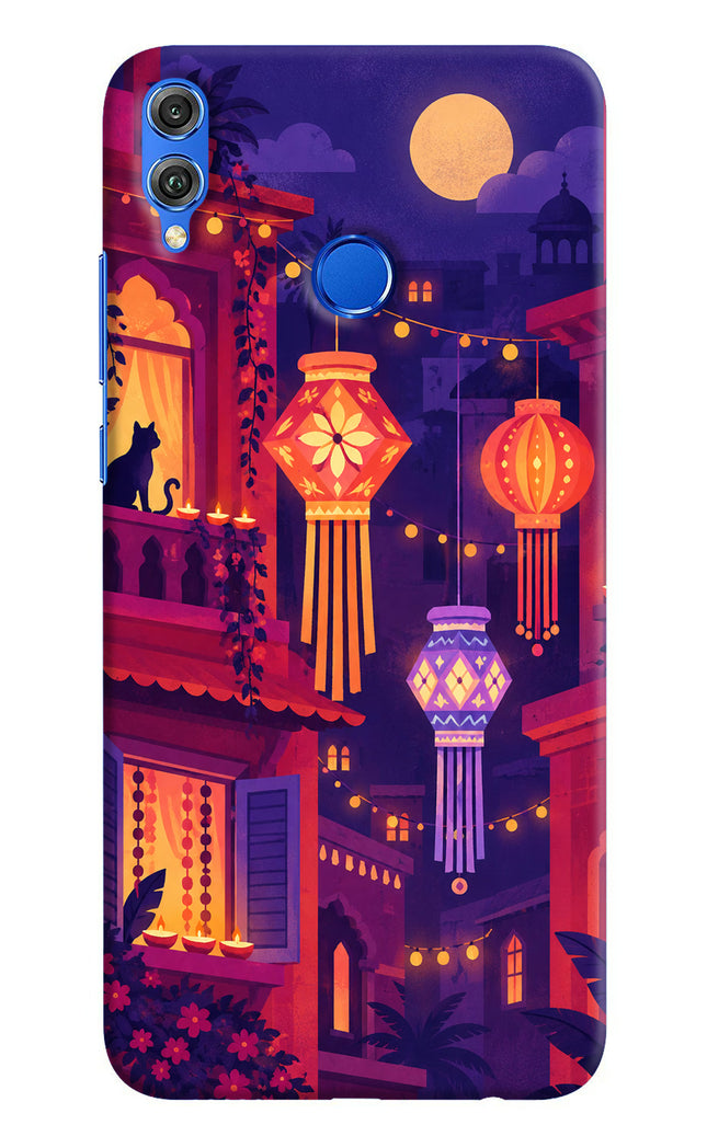 Lantern Lane Honor 8X Hard Case Back Cover by Casekaro