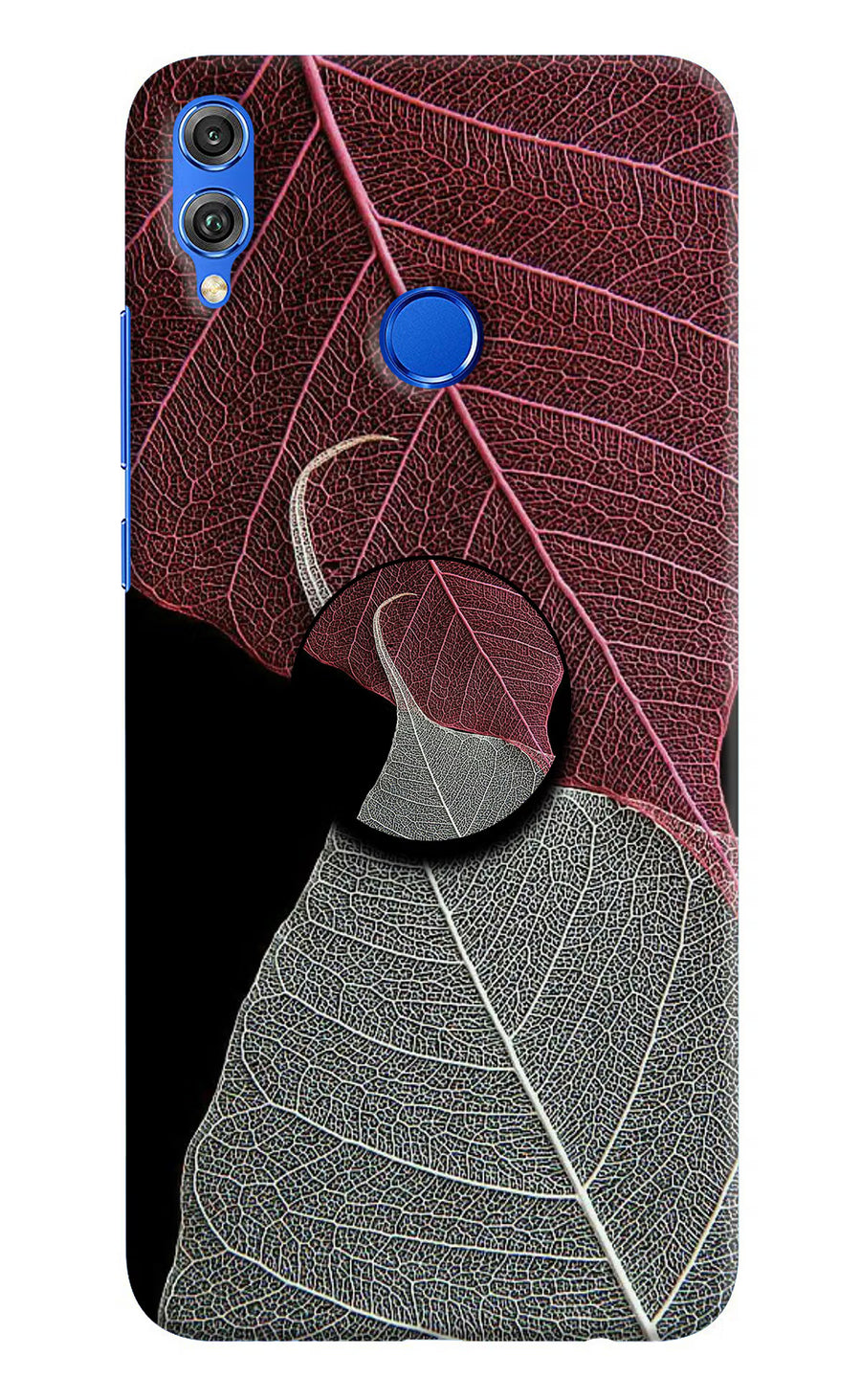 Leaf Pattern Honor 8X Pop Case, Hard case