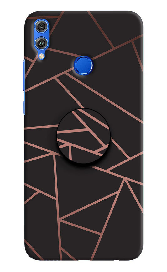 Geometric Pattern Honor 8X Pop Case by Casekaro