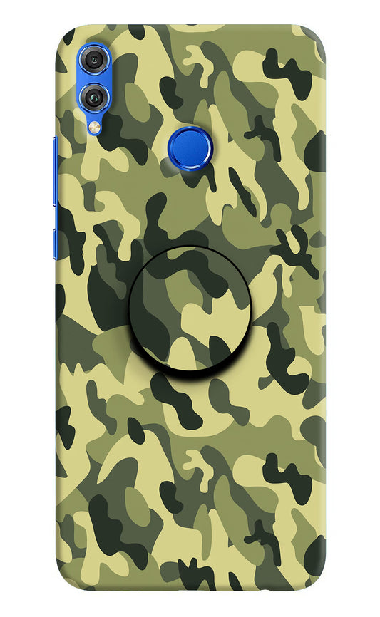 Camouflage Honor 8X Pop Case by Casekaro