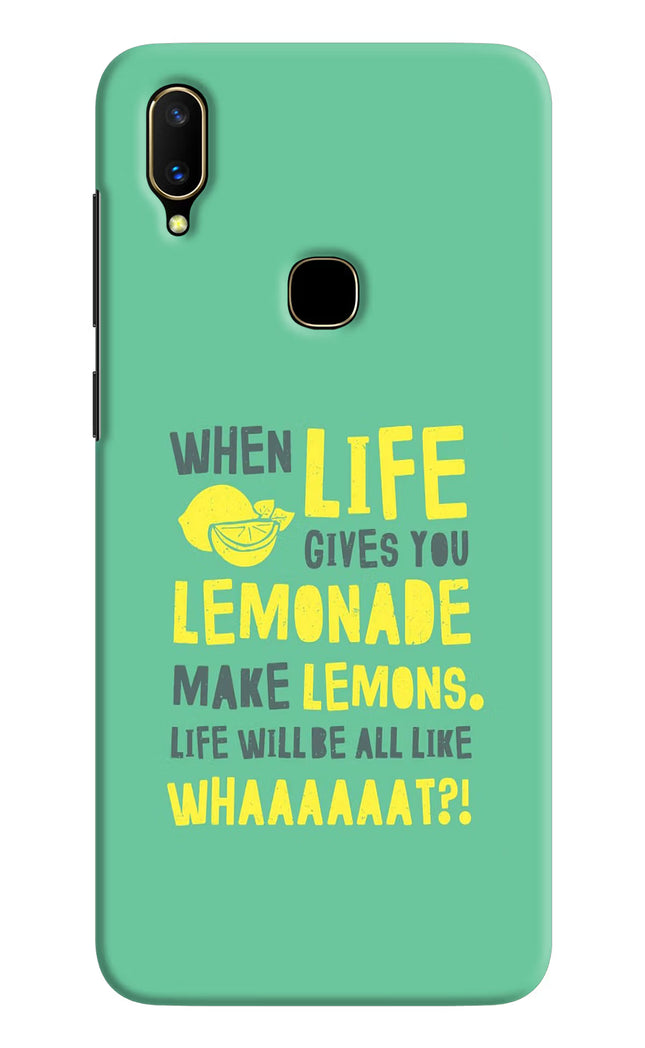 Quote Vivo V11 Hard Case Back Cover by Casekaro