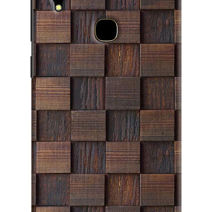 Wooden Cube Design Vivo V11 Hard Case Back Cover by Casekaro