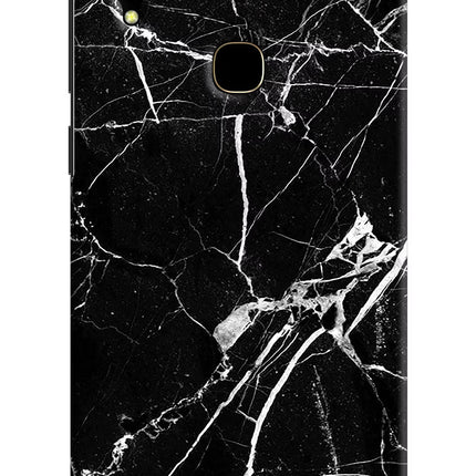Black Marble Pattern Vivo V11 Hard Case Back Cover by Casekaro